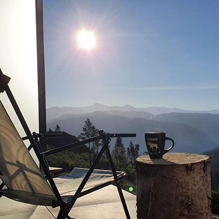 Tiny Mountain Cabin With A Panoramic View Giljane Buitenkant foto